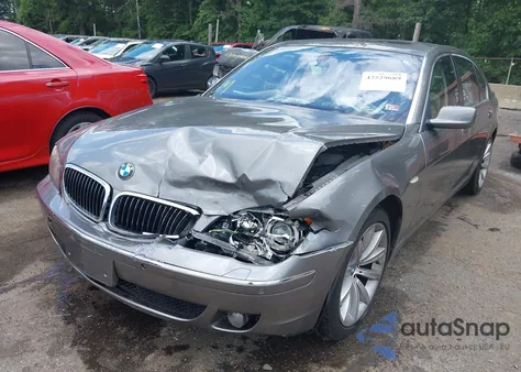 2007 BMW 750Li from USA, damaged, VIN WBAHN83537DT74855